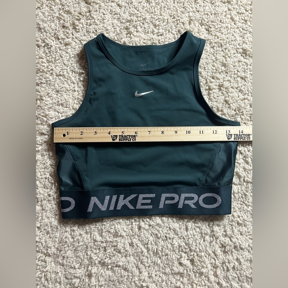 Women’s Size XS Nike Pro Dark Green Sports Bra NWT - Picture 4 of 6